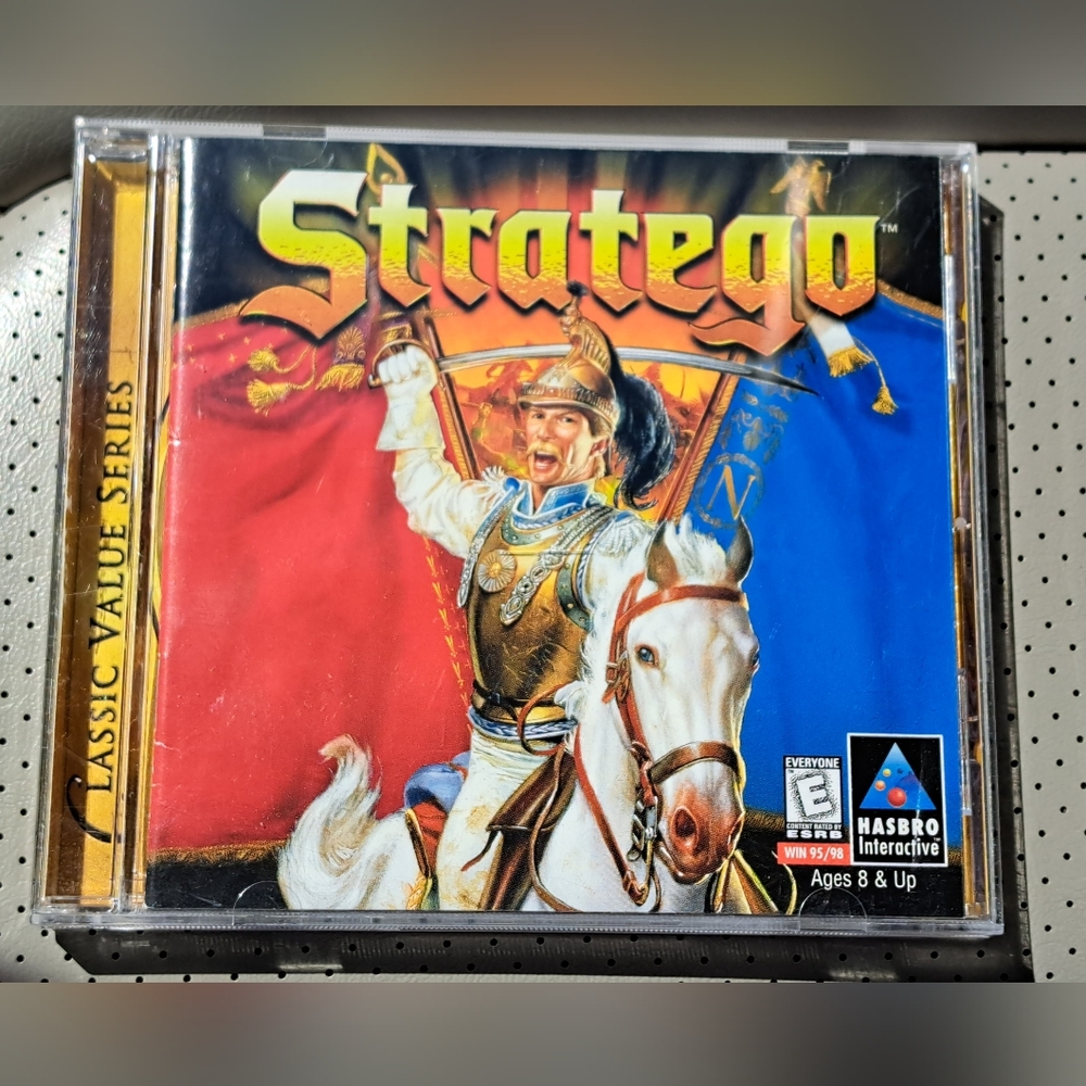 PC CD-ROM Game:  STRATEGO - Hasbro Interactive Board Game Classic Windows 95 98